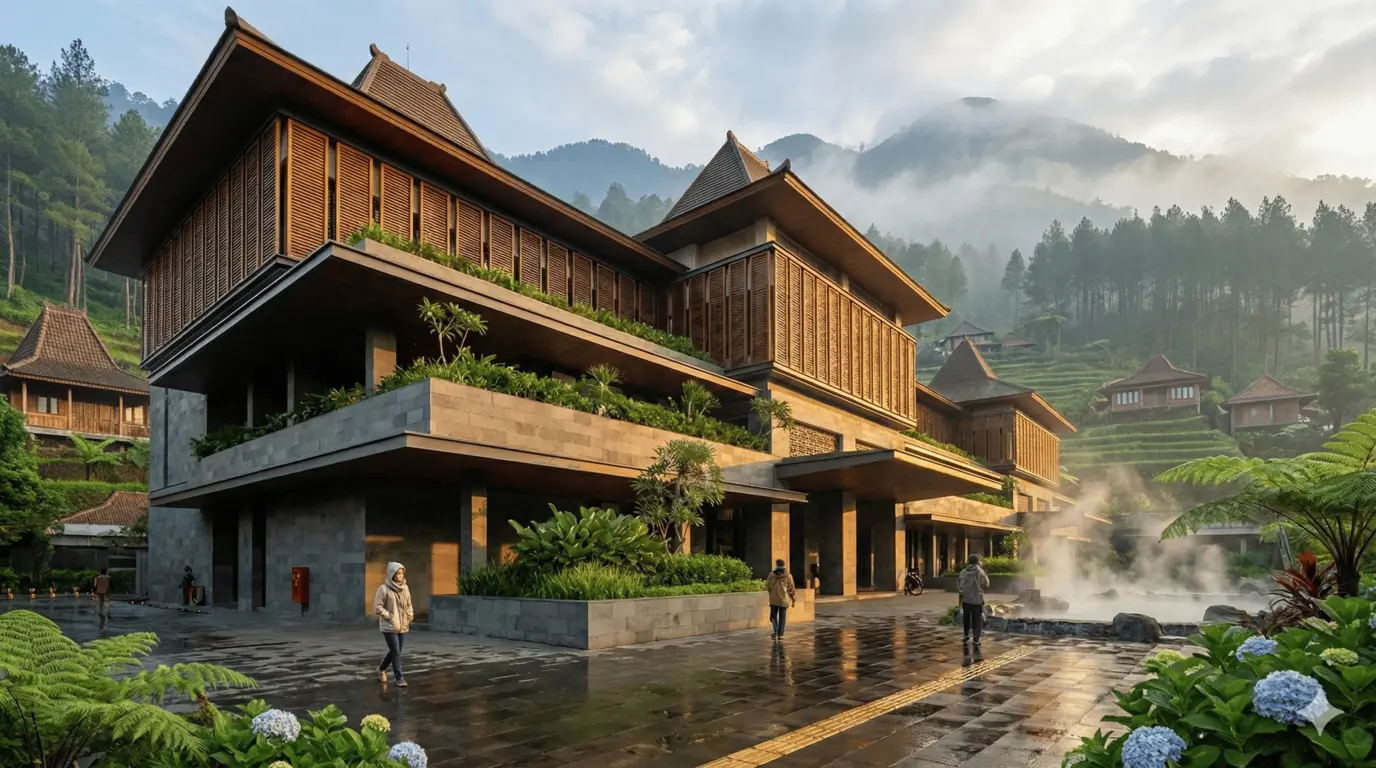 Modern Facade Apartemen High-Rise